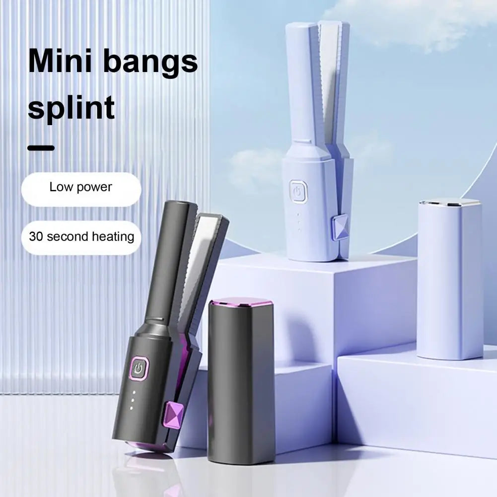 Compact Hair Straightener Electric Hair Straightener Portable Cordless