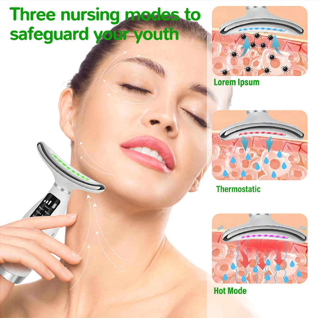 7 Colour Light Neck Instrument Face and Neck Whole Body Beauty Massage